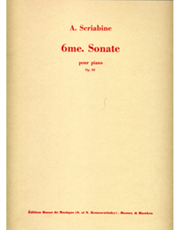 Skryanin - Sonata  N.6 Op. 62 