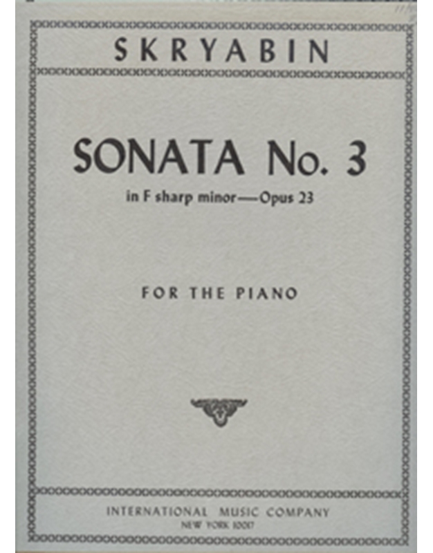 Skryabin - Sonata N.3 Op.23