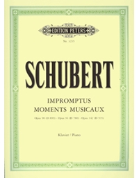 Franz Schubert - Impromptus Moments Musicaux / Peters editions