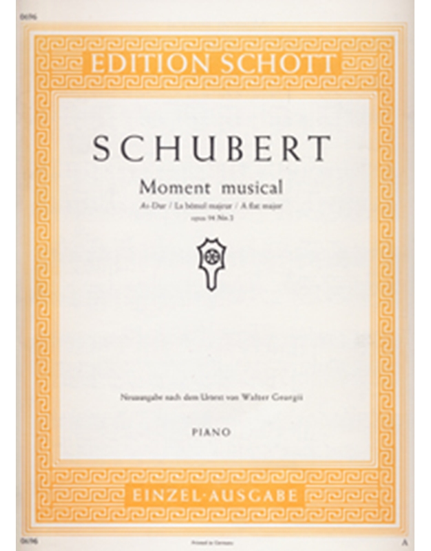  Schubert - Moments Musicaux Op.94 N 2