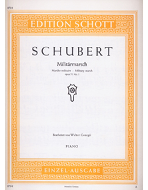  Schubert - Marche Militaire Op.51 N 1