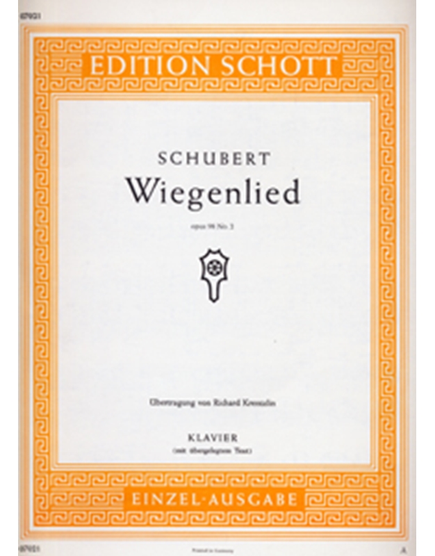 Schubert - Wiegenlied Op. 98 N 2