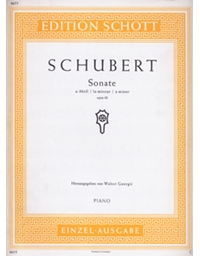 Franz Schubert - Sonate in A minor Opus 42 / Εκδόσεις Schott