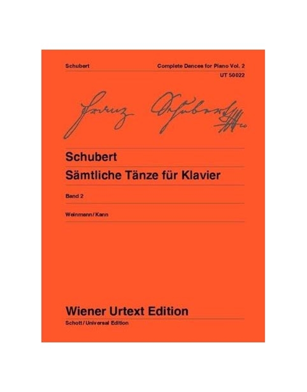 Schubert - Samtliche Tanze N.2 Urtext