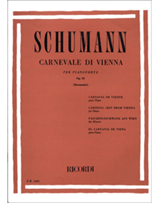  Schumann - Carnevale Di Vienna Op.26
