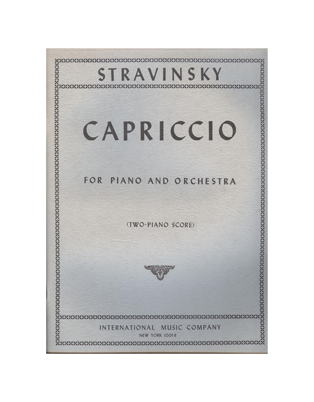 Stravinsky - Capriccio
