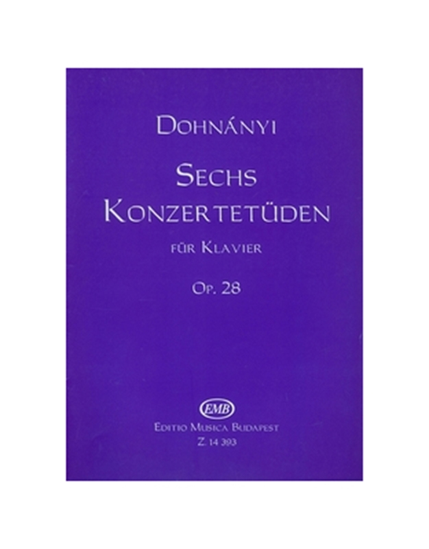 Dohnanyi - Six Concert Etudes Op.28