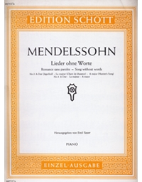  Mendelssohn - Songs Without Words ..Op.19/3&4
