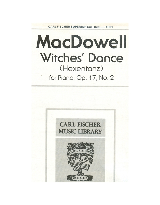 Mac Dowell - Wiches Dance Op.17 N 2