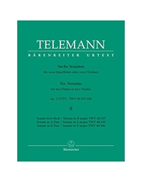 Telemann - Six Sonatas Op.2, Vol.2