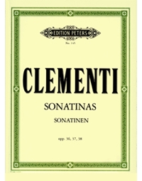 Muzio Clementi - Sonatinas opus 36, 37, 38 / Peters editions