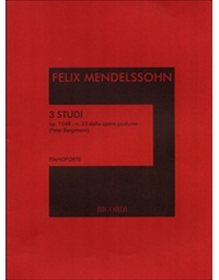 Felix Mendelssohn - 3 Studi op.104B - n.33 dalle opere postume / Εκδόσεις Ricordi