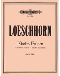 Loeschhorn - Kinder Etuden Op. 181 Heft I