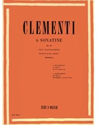 Muzio Clementi - 6 Sonatine op. 36 per pianoforte (Rattalino) / Εκδόσεις Ricordi