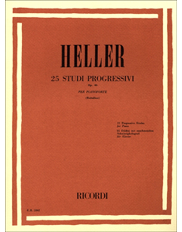 Heller - 25 Studi progressivi op. 46 per pianoforte