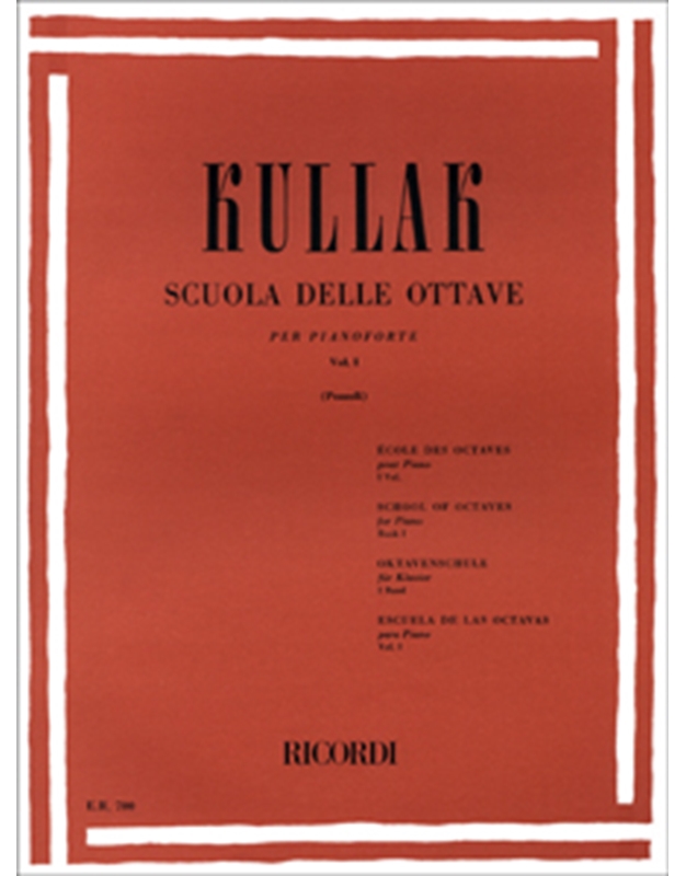 Kullak - Scuola delle ottave per pianoforte Vol. I