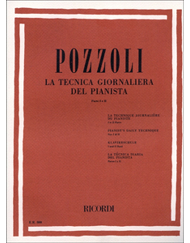 Pozzoli - La tecnica giornaliera del pianista Parte I & II