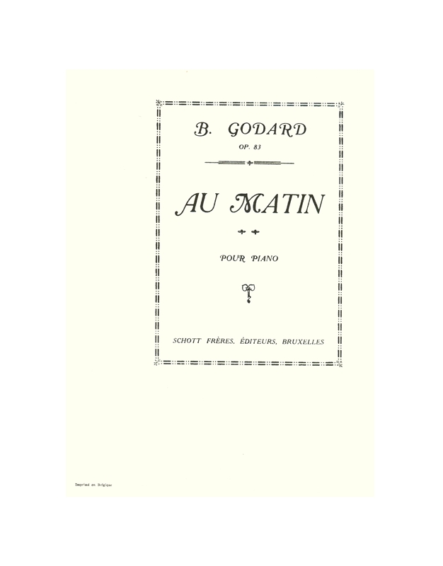 Godard - Au Matin Op.83