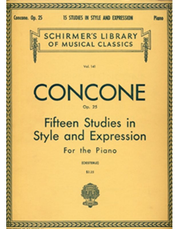  Concone - Fifteen Studies Op. 25 