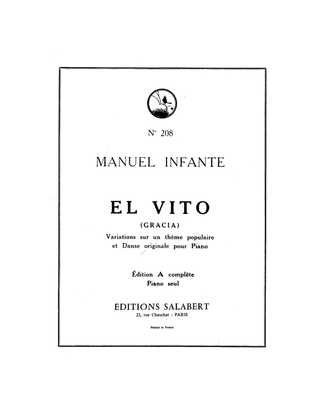 Infante -  El Vito- Edition  B