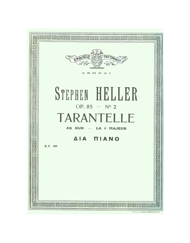 Heller -  Tarantelle  Op.85 N.2