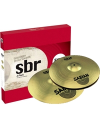 SABIAN SBR 2-Pack (14'' Hi-Hat + 18' Crash/Ride) Cymbal Set