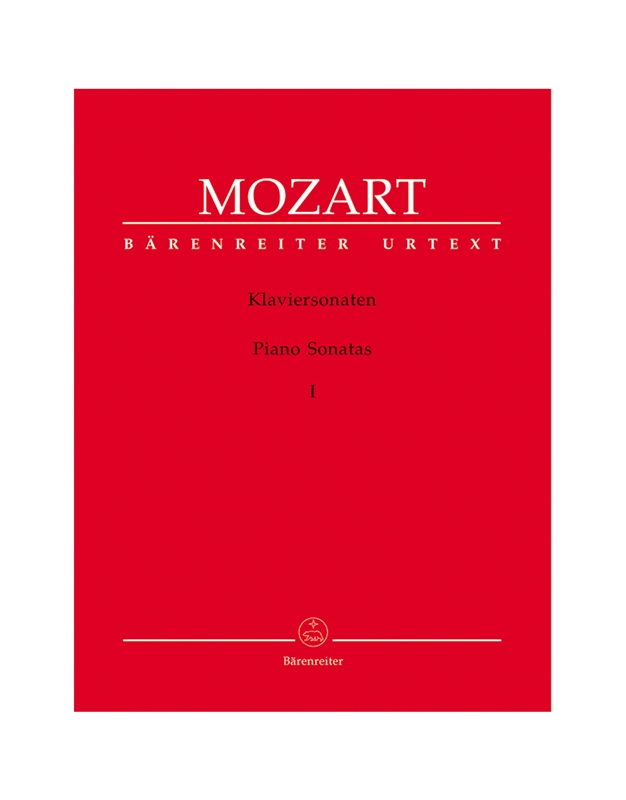 W.A.Mozart - Sonatas No.1 / Barenreiter Editions