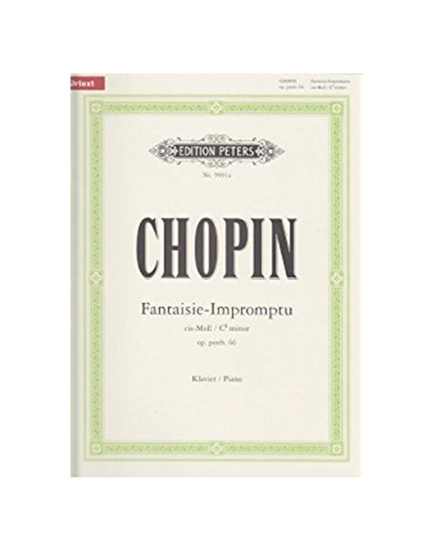 Frederic Chopin - Fantaisie/Impromptu C# minor opus 66 / Εκδόσεις Peters