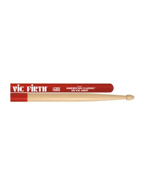 VIC FIRTH 5BVG Wood 'Vic Grip' Drumsticks