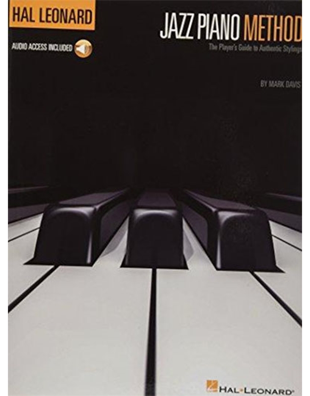 HAL LEONARD JAZZ PIANO  METHODO (DAVIS) BK/AUDIO