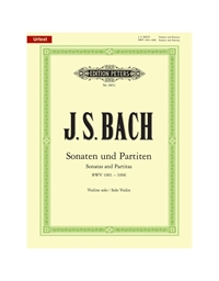 Bach Johann Sebastian - Σονάτες και Παρτίτες (BWV 1001-1006) / Εκδόσεις Peters
