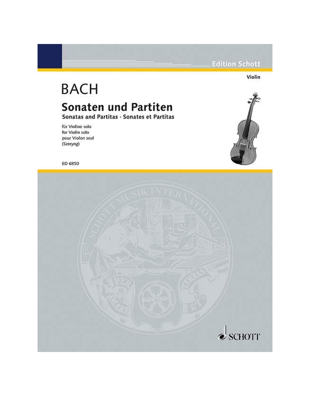 J.S. Bach - Sonatas and Partitas ED6850