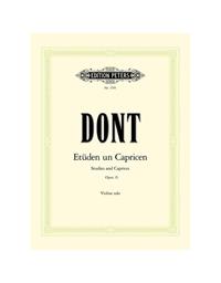 DONT - 24 Etuden und Capricen op.35 / Editions Peters