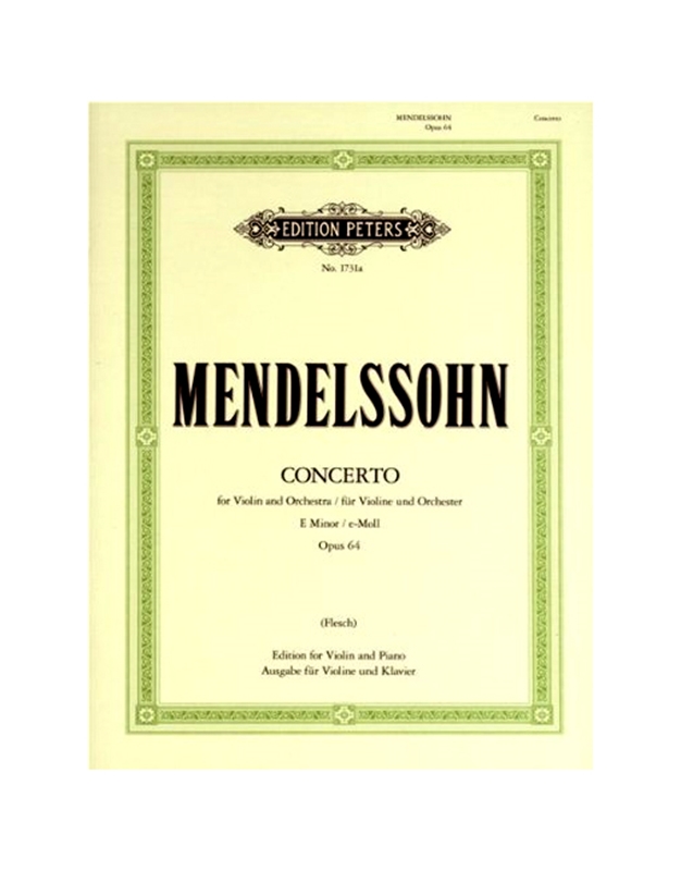 Mendelssohn F. - Concerto Op.64 / Peters Edition