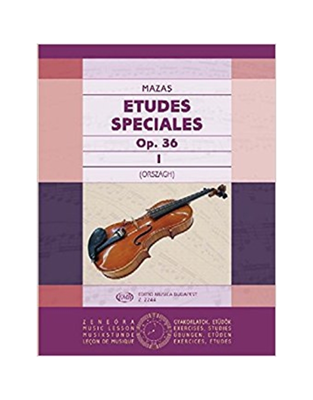 MAZAS - Etudes Op.36 N. 1 / Εκδόσεις Budapest
