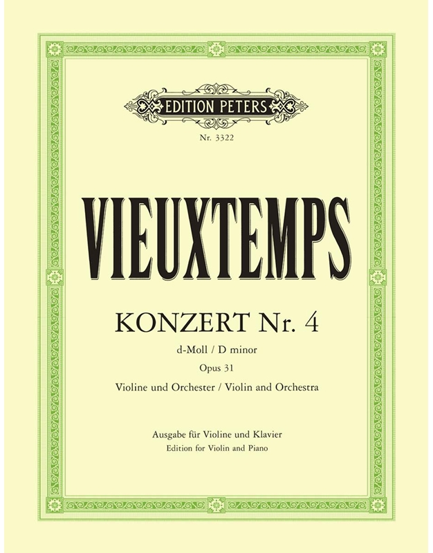 Vieuxtemps - Concerto N.4 D minor Op.31