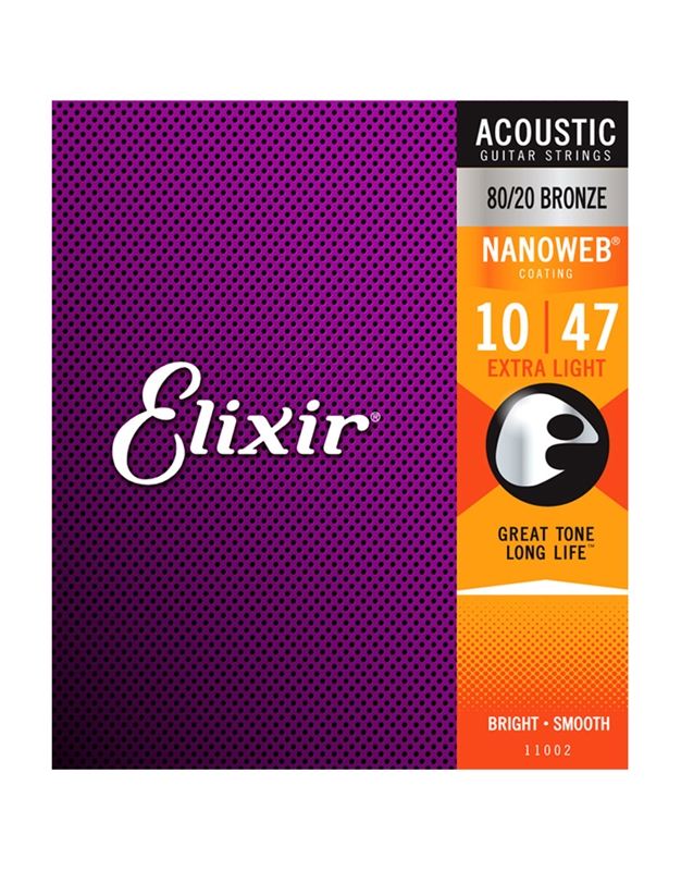 ELIXIR 11002 ''Nanoweb'' Extra Light Bronze Χορδές Ακουστικής Κιθάρας