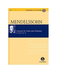 Mendelssohn - Concerto For Violin & Orc.Op.64 Sc/Cd