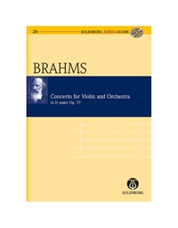 Brahms - Concerto In D Major Οp.77 Sc/Cd