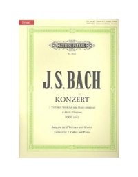 J.S.Bach - Konzert D Minor BWV 1043 / Peters Editions 