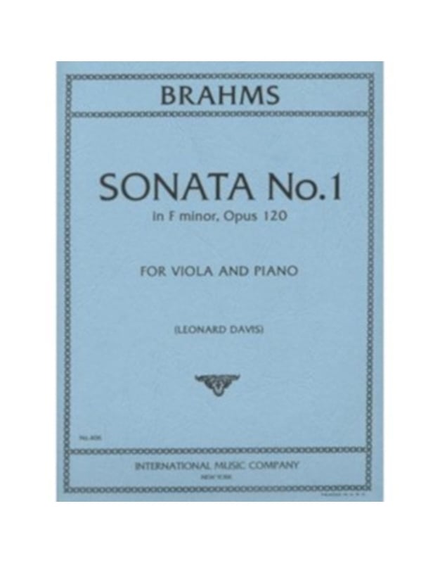 Brahms - Sonata No1 Ιn F Minor Op120