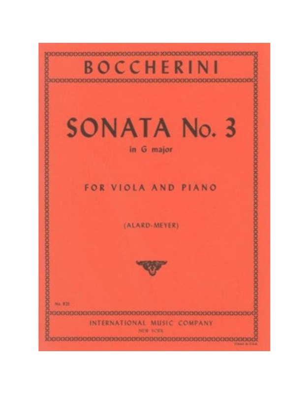 Boccherini - Sonata No. 3 Ιn G Major