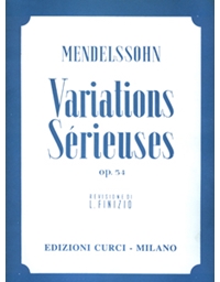 Felix Mendelssohn - Variations Serieuses op. 54 / Εκδόσεις Curci