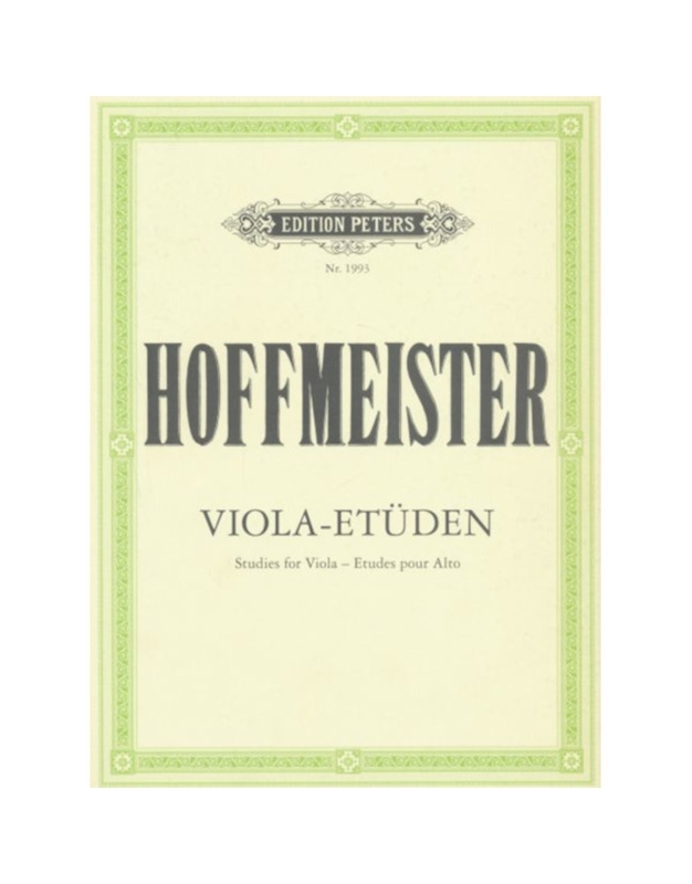 Hoffmeister - Viola Etuden