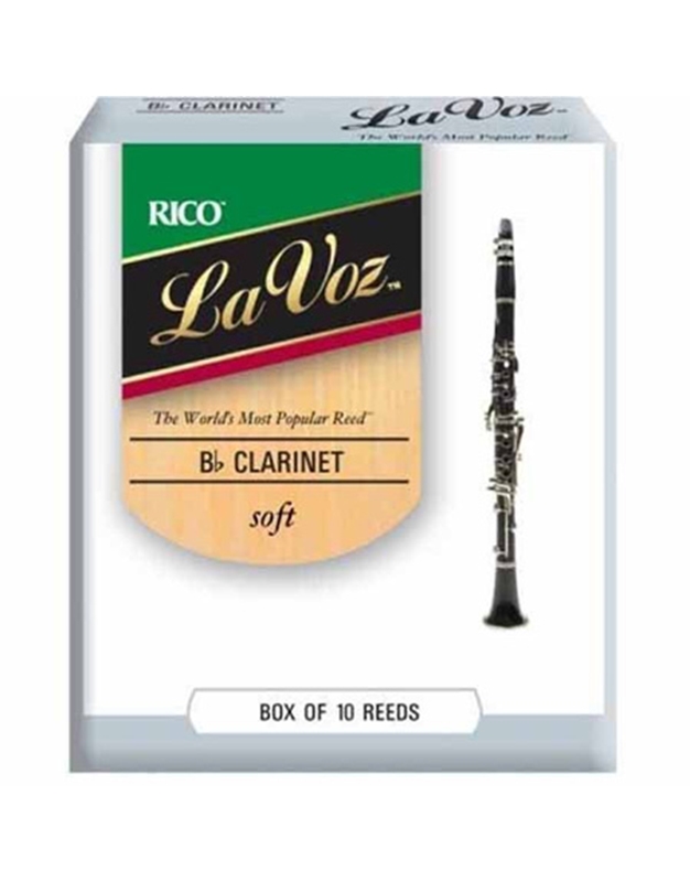 RICO LA VOZ Clarinet Reeds Bb S (Piece)