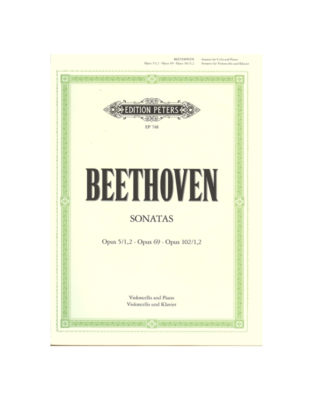 Beethoven - Cello Sonatas Opus 5/1-2 - Opus 69 - Opus 102 / 1.2