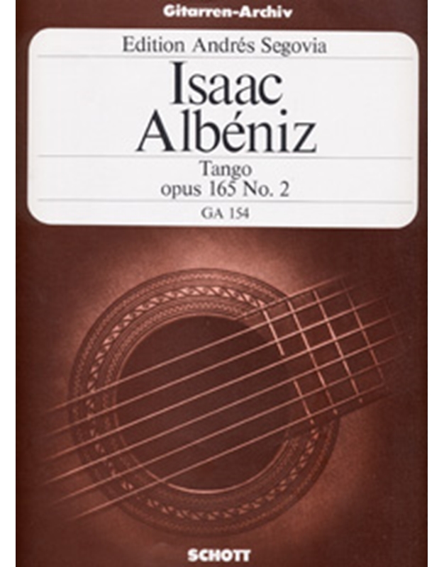 Albeniz Isaac - Tango opus 165 No.2