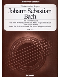 Bach J.S.- Three Little Pieces from the little note-book for Anna Magdalena Bach