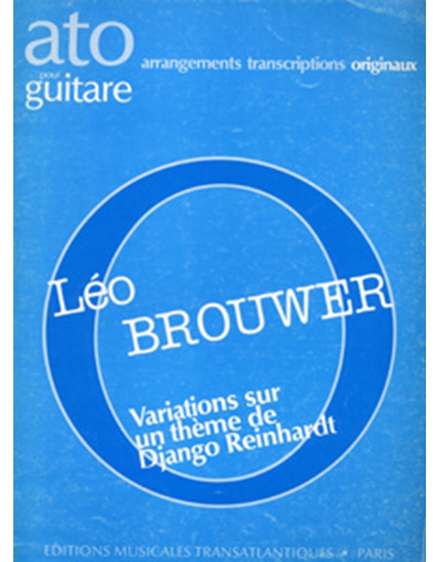 Brouwer Leo - Variations sur un theme de Django Reinhardt
