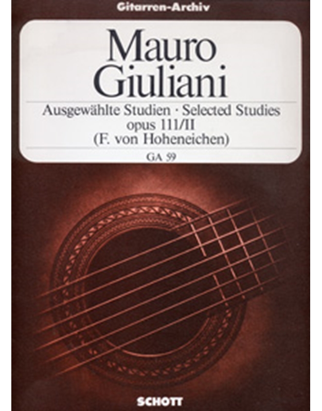 Giuliani Maurio- Ausgewahlte Studien opus 111/II